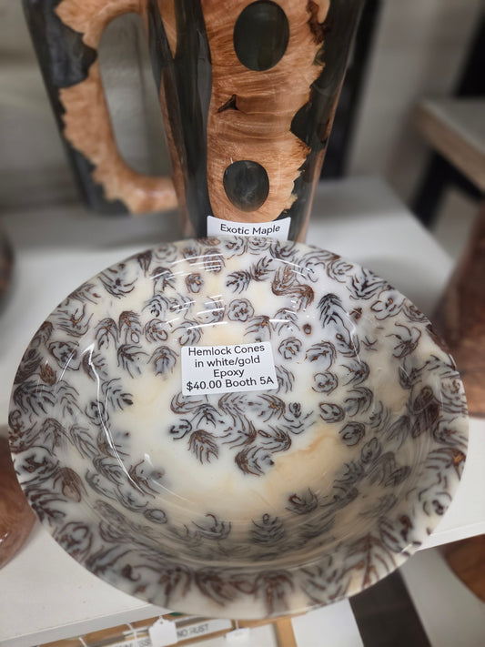 Wood-Epoxy Bowls and Cups