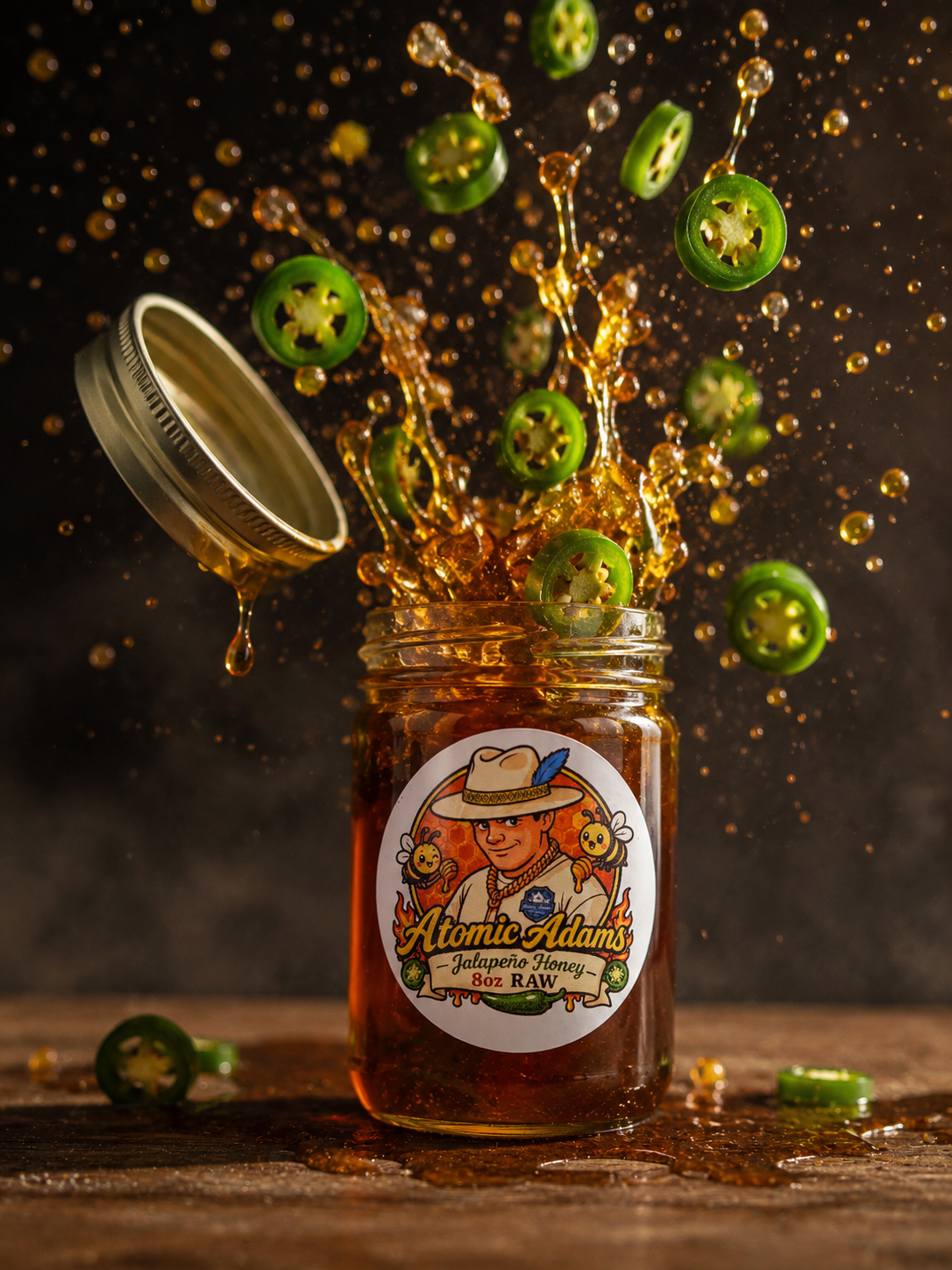 Atomic Adam's Hot Honey 8oz